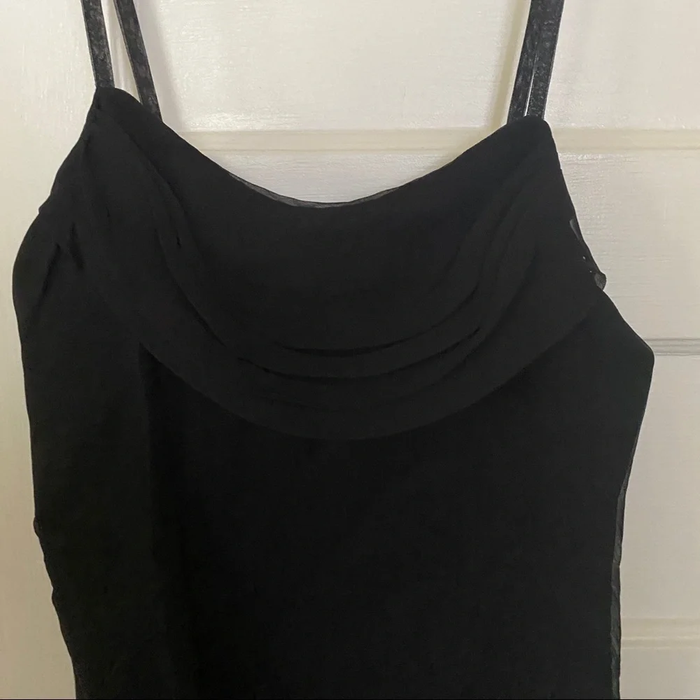 Jovani Silk Cami Black - Picture 2 of 3